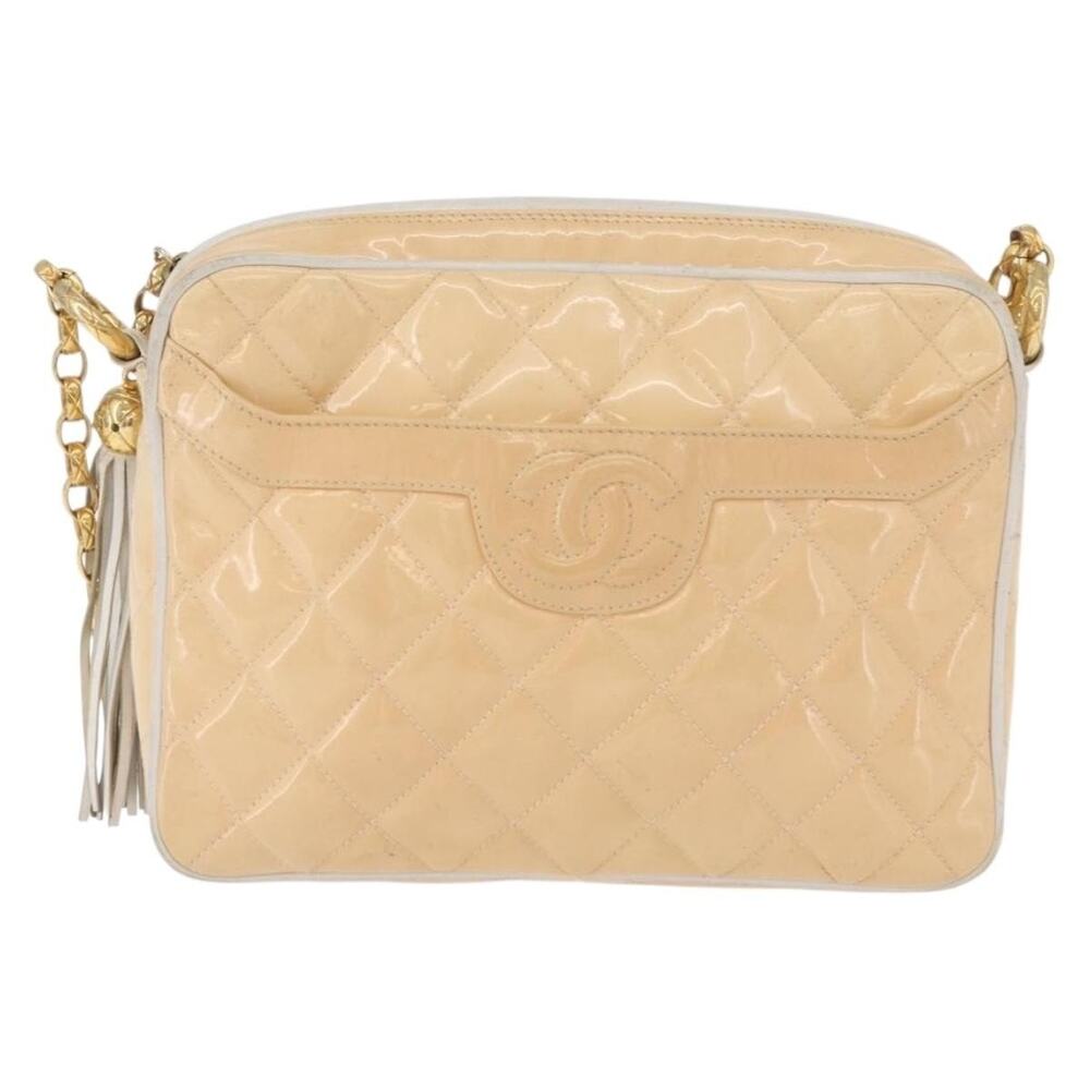 Chanel Matelasse Chain Shoulder Bag White